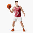 Dolphins NRL NAIDOC Week 2026 Basketball Jersey Aboriginal Lizard Dot Painting - 50 Years of Deadly