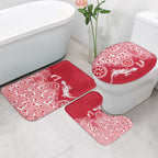 Dolphins NRL NAIDOC Week 2026 Bathroom Set Aboriginal Lizard Dot Painting - 50 Years of Deadly