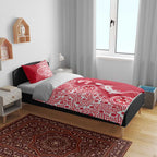 Dolphins NRL NAIDOC Week 2026 Bedding Set Aboriginal Lizard Dot Painting - 50 Years of Deadly