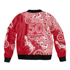 Dolphins NRL NAIDOC Week 2026 Bomber Jacket Aboriginal Lizard Dot Painting - 50 Years of Deadly