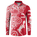 Dolphins NRL NAIDOC Week 2026 Button Sweatshirt Aboriginal Lizard Dot Painting - 50 Years of Deadly