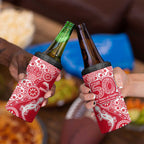 Dolphins NRL NAIDOC Week 2026 4 in 1 Can Cooler Tumbler Aboriginal Lizard Dot Painting - 50 Years of Deadly