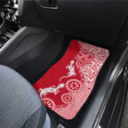 Dolphins NRL NAIDOC Week 2026 Car Mats Aboriginal Lizard Dot Painting - 50 Years of Deadly