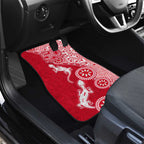 Dolphins NRL NAIDOC Week 2026 Car Mats Aboriginal Lizard Dot Painting - 50 Years of Deadly
