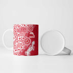 Dolphins NRL NAIDOC Week 2026 Ceramic Mug Aboriginal Lizard Dot Painting - 50 Years of Deadly