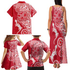 Dolphins NRL NAIDOC Week 2026 Family Matching Tank Maxi Dress and Hawaiian Shirt Aboriginal Lizard Dot Painting - 50 Years of Deadly