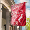 Dolphins NRL NAIDOC Week 2026 Garden Flag Aboriginal Lizard Dot Painting - 50 Years of Deadly