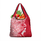 Dolphins NRL NAIDOC Week 2026 Grocery Bag Aboriginal Lizard Dot Painting - 50 Years of Deadly