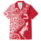 Dolphins NRL NAIDOC Week 2026 Hawaiian Shirt Aboriginal Lizard Dot Painting - 50 Years of Deadly