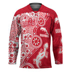 Dolphins NRL NAIDOC Week 2026 Hockey Jersey Aboriginal Lizard Dot Painting - 50 Years of Deadly