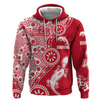 Dolphins NRL NAIDOC Week 2026 Hoodie Aboriginal Lizard Dot Painting - 50 Years of Deadly
