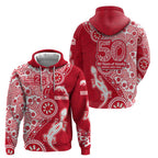 Dolphins NRL NAIDOC Week 2026 Hoodie Aboriginal Lizard Dot Painting - 50 Years of Deadly