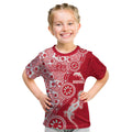 Dolphins NRL NAIDOC Week 2026 Kid T Shirt Aboriginal Lizard Dot Painting - 50 Years of Deadly