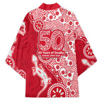Dolphins NRL NAIDOC Week 2026 Kimono Aboriginal Lizard Dot Painting - 50 Years of Deadly