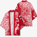 Dolphins NRL NAIDOC Week 2026 Kimono Aboriginal Lizard Dot Painting - 50 Years of Deadly