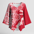 Dolphins NRL NAIDOC Week 2026 Kimono Sleeve Blouse Aboriginal Lizard Dot Painting - 50 Years of Deadly