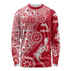 Dolphins NRL NAIDOC Week 2026 Long Sleeve Shirt Aboriginal Lizard Dot Painting - 50 Years of Deadly