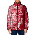 Dolphins NRL NAIDOC Week 2026 Padded Jacket Aboriginal Lizard Dot Painting - 50 Years of Deadly
