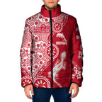 Dolphins NRL NAIDOC Week 2026 Padded Jacket Aboriginal Lizard Dot Painting - 50 Years of Deadly
