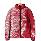 Dolphins NRL NAIDOC Week 2026 Padded Jacket Aboriginal Lizard Dot Painting - 50 Years of Deadly