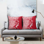 Dolphins NRL NAIDOC Week 2026 Pillow Cover Aboriginal Lizard Dot Painting - 50 Years of Deadly