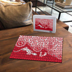 Dolphins NRL NAIDOC Week 2026 Puzzle Aboriginal Lizard Dot Painting - 50 Years of Deadly