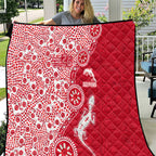 Dolphins NRL NAIDOC Week 2026 Quilt Aboriginal Lizard Dot Painting - 50 Years of Deadly
