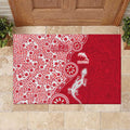 Dolphins NRL NAIDOC Week 2026 Rubber Doormat Aboriginal Lizard Dot Painting - 50 Years of Deadly