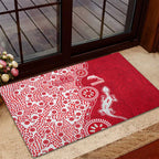 Dolphins NRL NAIDOC Week 2026 Rubber Doormat Aboriginal Lizard Dot Painting - 50 Years of Deadly