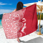 Dolphins NRL NAIDOC Week 2026 Sarong Aboriginal Lizard Dot Painting - 50 Years of Deadly