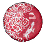Dolphins NRL NAIDOC Week 2026 Spare Tire Cover Aboriginal Lizard Dot Painting - 50 Years of Deadly