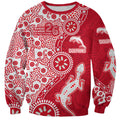 Dolphins NRL NAIDOC Week 2026 Sweatshirt Aboriginal Lizard Dot Painting - 50 Years of Deadly