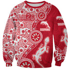 Dolphins NRL NAIDOC Week 2026 Sweatshirt Aboriginal Lizard Dot Painting - 50 Years of Deadly