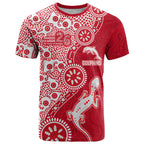 Dolphins NRL NAIDOC Week 2026 T Shirt Aboriginal Lizard Dot Painting - 50 Years of Deadly