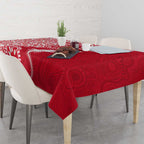 Dolphins NRL NAIDOC Week 2026 Tablecloth Aboriginal Lizard Dot Painting - 50 Years of Deadly