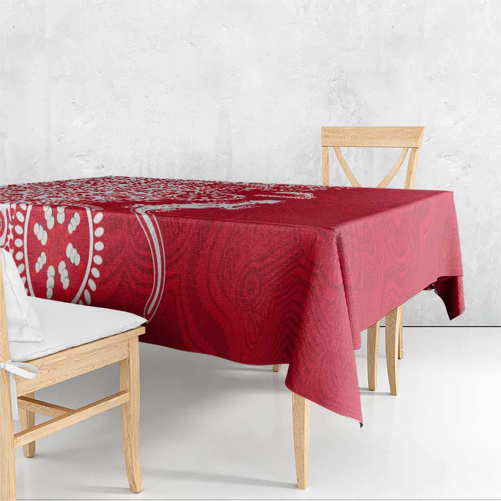 Dolphins NRL NAIDOC Week 2026 Tablecloth Aboriginal Lizard Dot Painting - 50 Years of Deadly