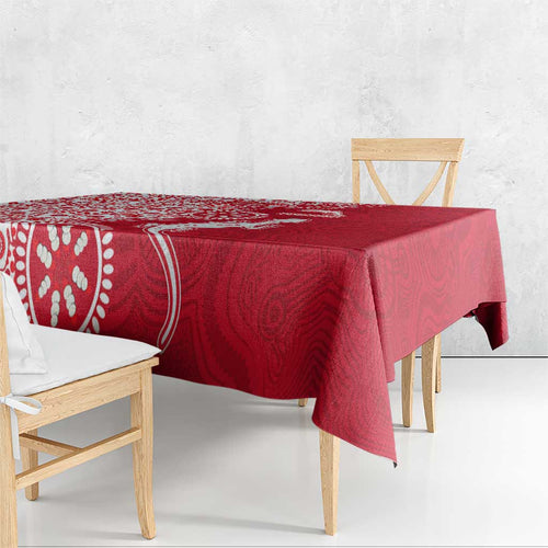 Dolphins NRL NAIDOC Week 2026 Tablecloth Aboriginal Lizard Dot Painting - 50 Years of Deadly