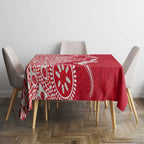 Dolphins NRL NAIDOC Week 2026 Tablecloth Aboriginal Lizard Dot Painting - 50 Years of Deadly