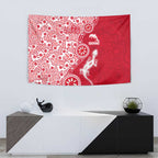 Dolphins NRL NAIDOC Week 2026 Tapestry Aboriginal Lizard Dot Painting - 50 Years of Deadly