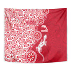 Dolphins NRL NAIDOC Week 2026 Tapestry Aboriginal Lizard Dot Painting - 50 Years of Deadly