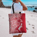 Dolphins NRL NAIDOC Week 2026 Tote Bag Aboriginal Lizard Dot Painting - 50 Years of Deadly