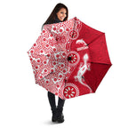 Dolphins NRL NAIDOC Week 2026 Umbrella Aboriginal Lizard Dot Painting - 50 Years of Deadly