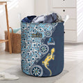Gold Coast Titans NAIDOC Week 2026 Laundry Basket Aboriginal Lizard Dot Painting - 50 Years of Deadly