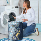 Gold Coast Titans NAIDOC Week 2026 Laundry Basket Aboriginal Lizard Dot Painting - 50 Years of Deadly