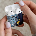 Gold Coast Titans NAIDOC Week 2026 AirPods Case Aboriginal Lizard Dot Painting - 50 Years of Deadly