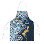 Gold Coast Titans NAIDOC Week 2026 Apron Aboriginal Lizard Dot Painting - 50 Years of Deadly