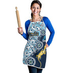 Gold Coast Titans NAIDOC Week 2026 Apron Aboriginal Lizard Dot Painting - 50 Years of Deadly