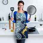 Gold Coast Titans NAIDOC Week 2026 Apron Aboriginal Lizard Dot Painting - 50 Years of Deadly