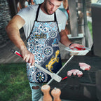 Gold Coast Titans NAIDOC Week 2026 Apron Aboriginal Lizard Dot Painting - 50 Years of Deadly