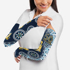 Gold Coast Titans NAIDOC Week 2026 Arm Sleeves Aboriginal Lizard Dot Painting - 50 Years of Deadly